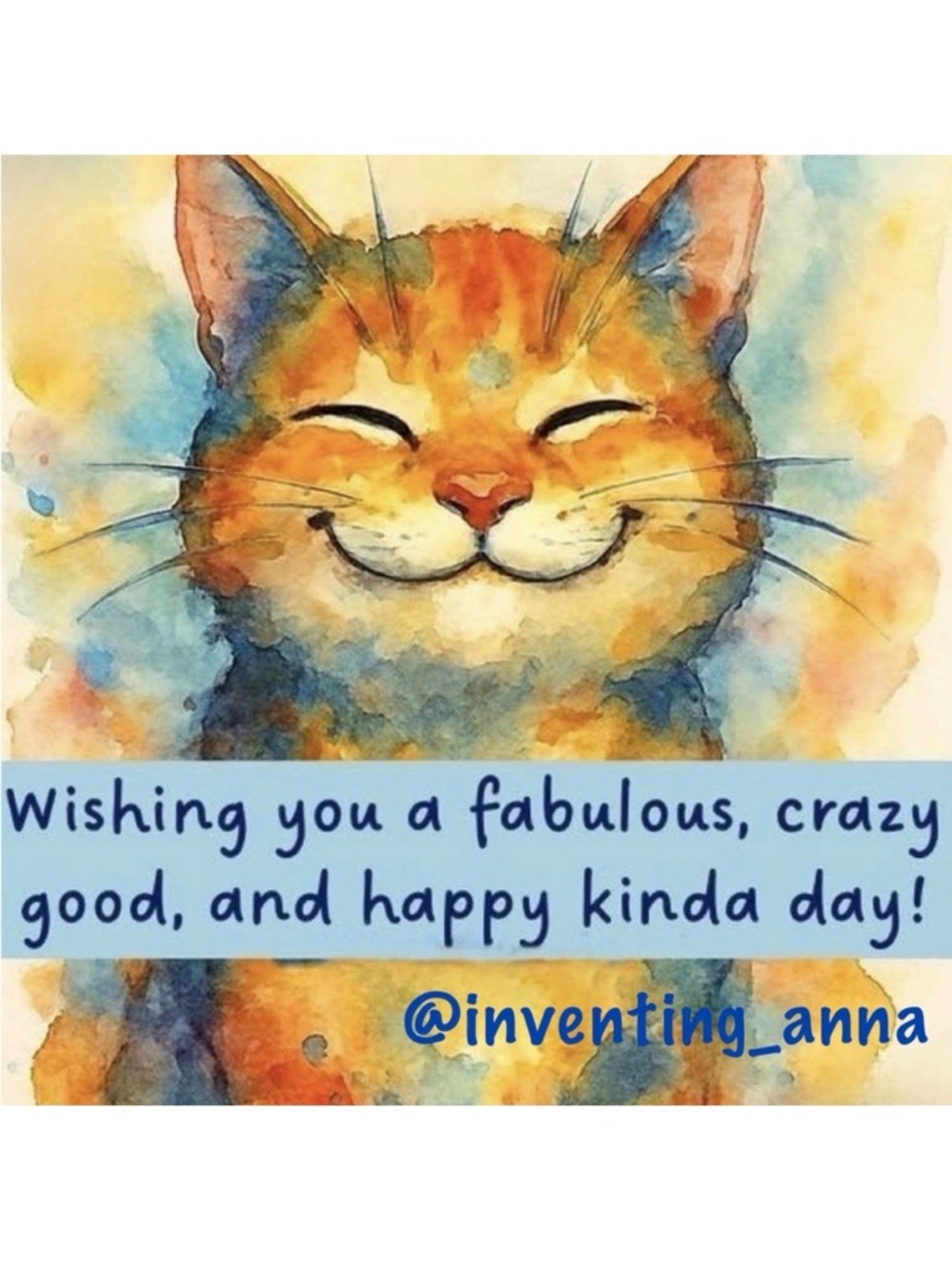 Wishing you a fabulous, crazy good, and happy kinda day 💛